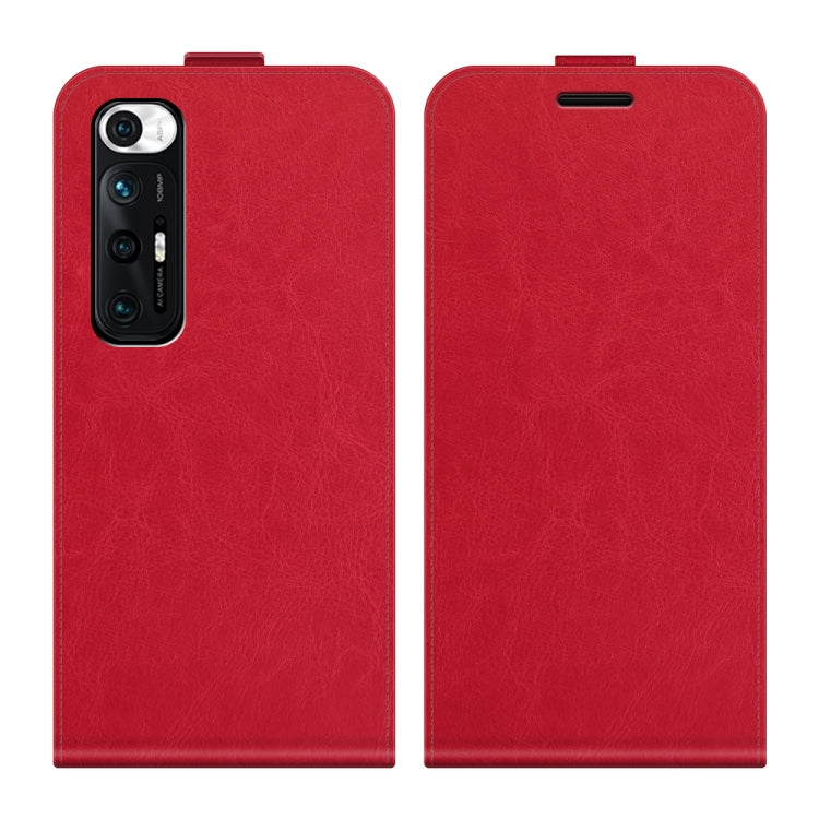 For Xiaomi Mi 10S R64 Texture Single Vertical Flip Leather Protective Case with Card Slots & Photo Frame