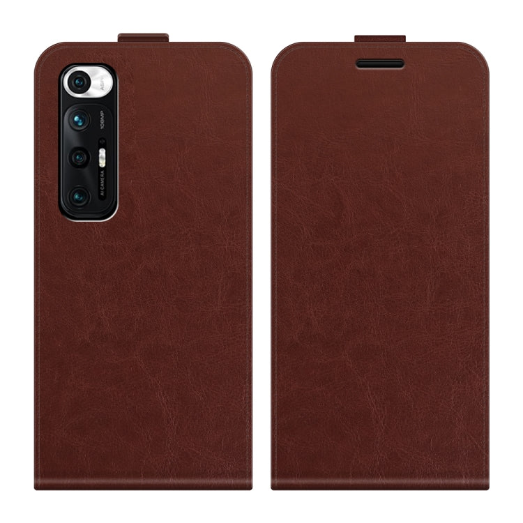 For Xiaomi Mi 10S R64 Texture Single Vertical Flip Leather Protective Case with Card Slots & Photo Frame