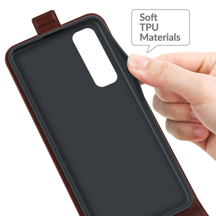 For Xiaomi Mi 10S R64 Texture Single Vertical Flip Leather Protective Case with Card Slots & Photo Frame