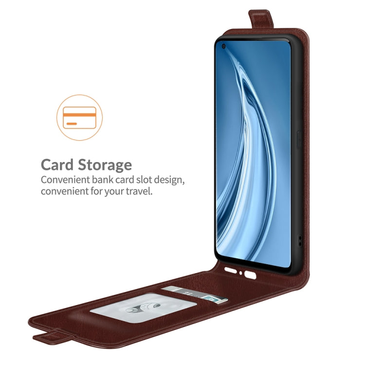 For Xiaomi Mi 10S R64 Texture Single Vertical Flip Leather Protective Case with Card Slots & Photo Frame