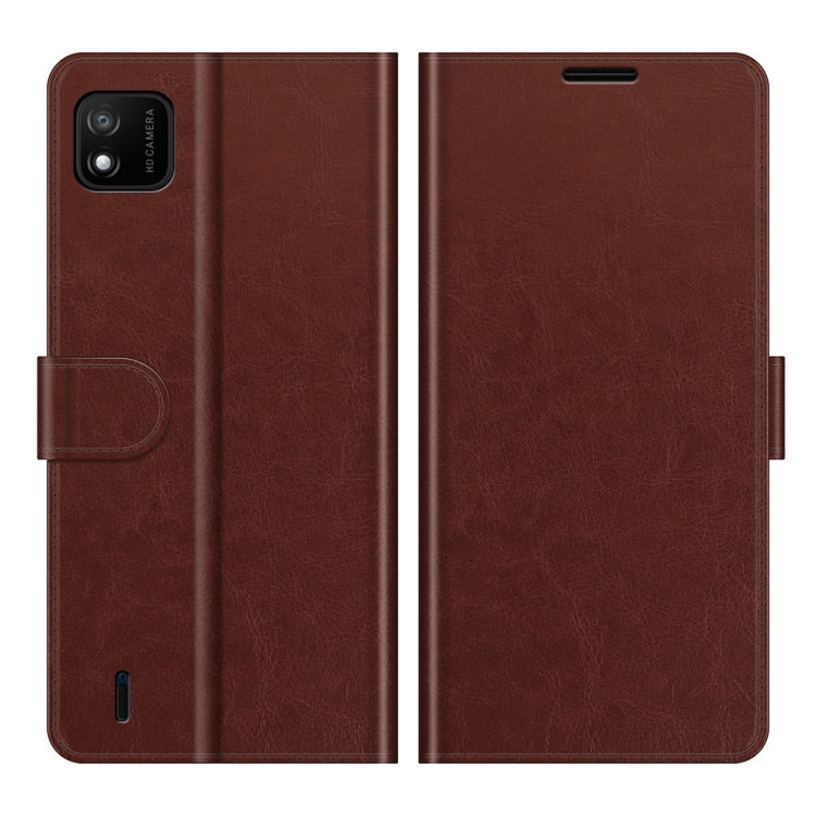 For wiko Y62 R64 Texture Single Horizontal Flip Protective Case with Holder & Card Slots & Wallet& Photo Frame