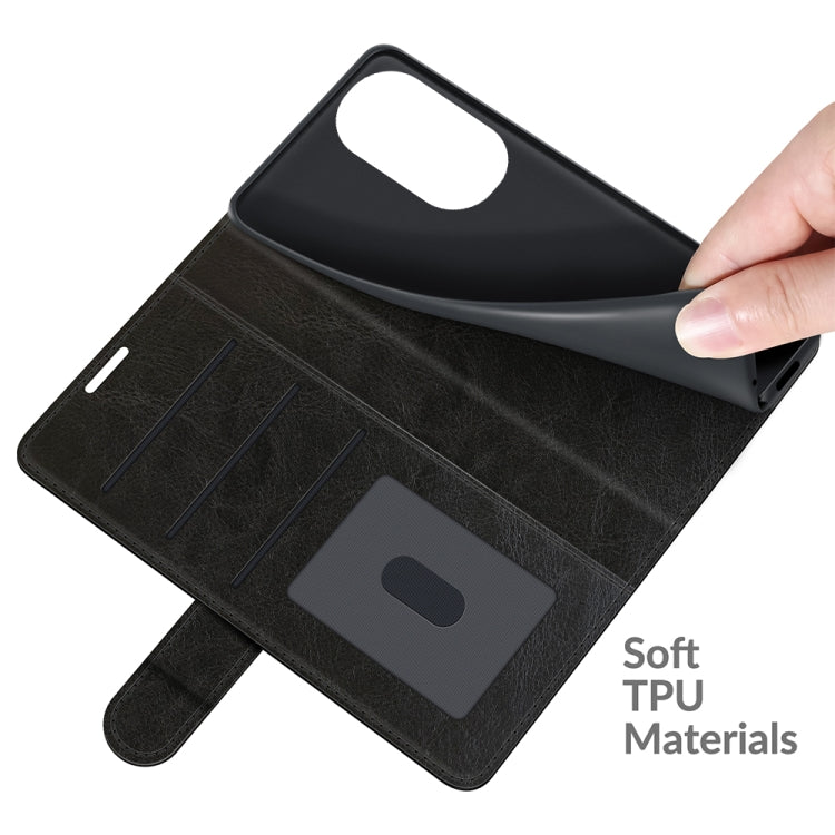 For Huawei P50 R64 Texture Single Horizontal Flip Protective Case with Holder & Card Slots & Wallet& Photo Frame