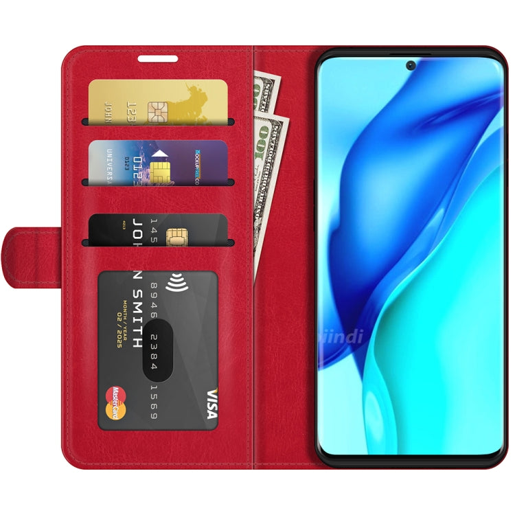 For Huawei P50 Pro R64 Texture Single Horizontal Flip Protective Case with Holder & Card Slots & Wallet& Photo Frame