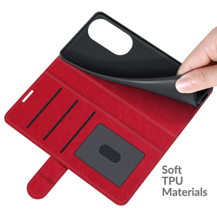 For Huawei P50 Pro R64 Texture Single Horizontal Flip Protective Case with Holder & Card Slots & Wallet& Photo Frame