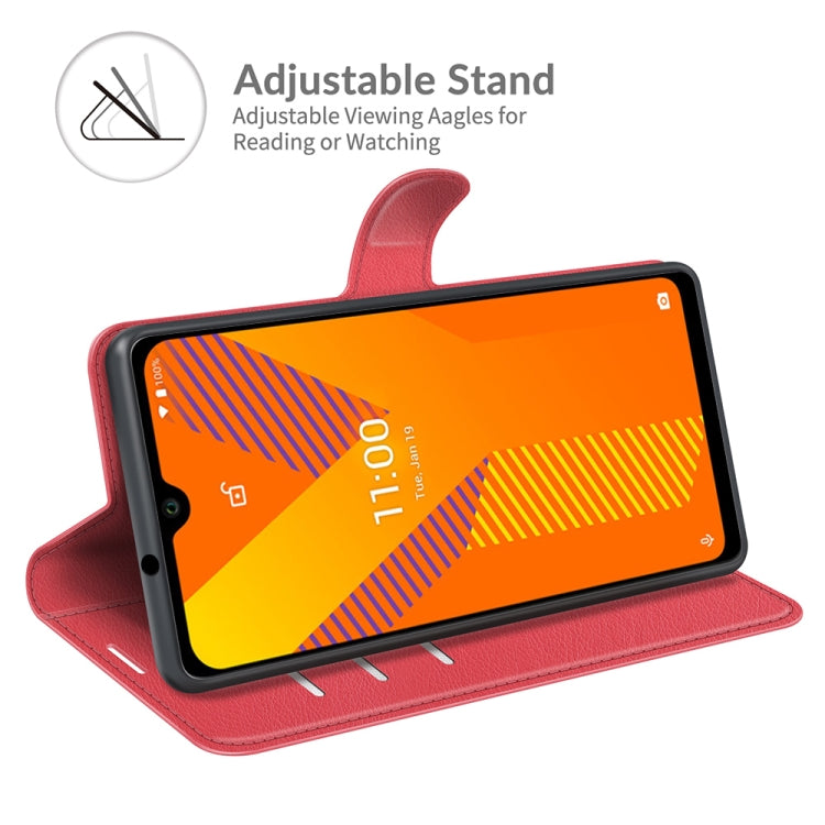 For Wiko Y62 Litchi Texture Horizontal Flip Protective Case with Holder & Card Slots & Wallet