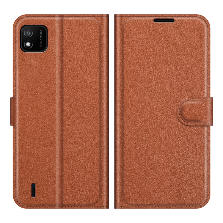 For Wiko Y62 Litchi Texture Horizontal Flip Protective Case with Holder & Card Slots & Wallet