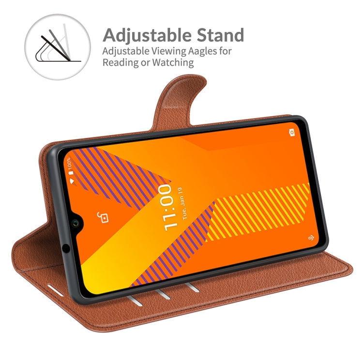 For Wiko Y62 Litchi Texture Horizontal Flip Protective Case with Holder & Card Slots & Wallet
