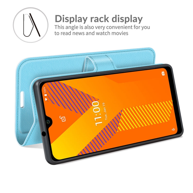 For Wiko Y62 Litchi Texture Horizontal Flip Protective Case with Holder & Card Slots & Wallet