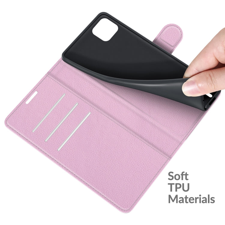 For Wiko Y62 Litchi Texture Horizontal Flip Protective Case with Holder & Card Slots & Wallet