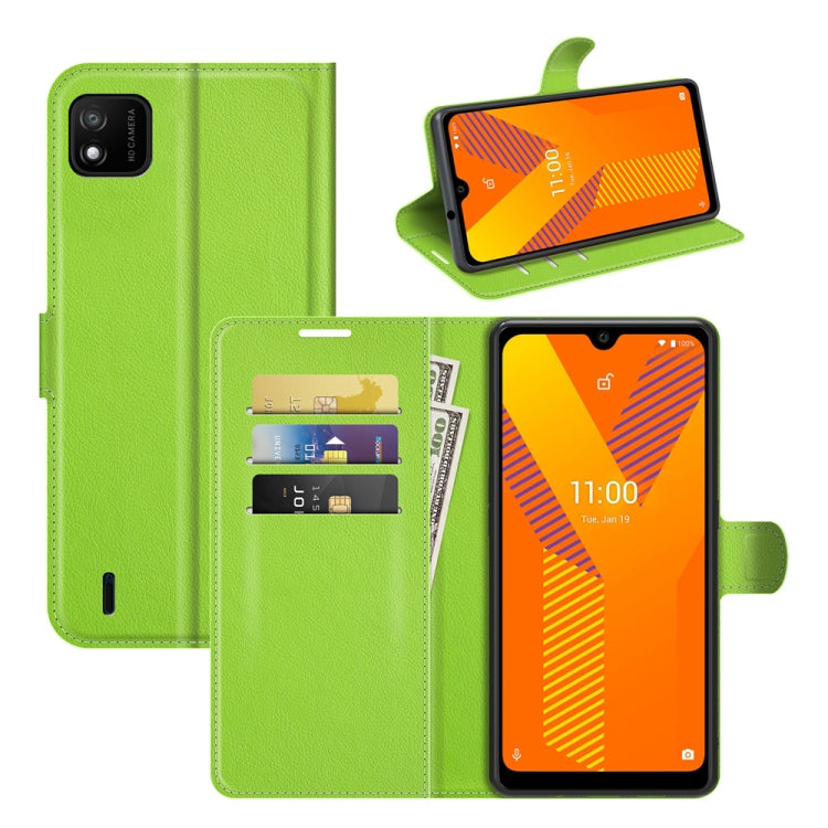 For Wiko Y62 Litchi Texture Horizontal Flip Protective Case with Holder & Card Slots & Wallet