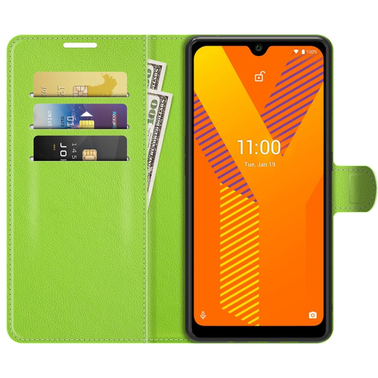 For Wiko Y62 Litchi Texture Horizontal Flip Protective Case with Holder & Card Slots & Wallet