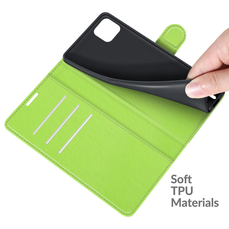 For Wiko Y62 Litchi Texture Horizontal Flip Protective Case with Holder & Card Slots & Wallet