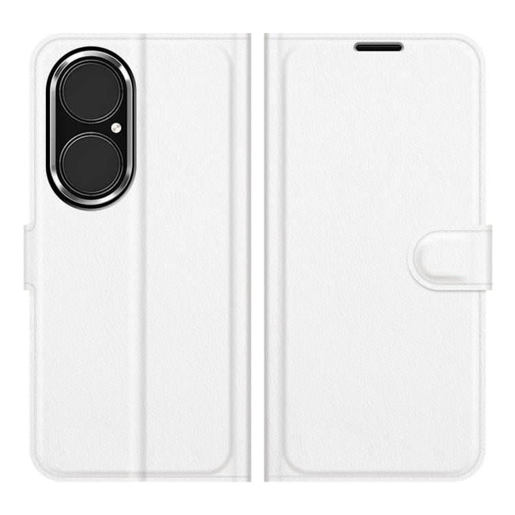 For Huawei P50 Litchi Texture Horizontal Flip Protective Case with Holder & Card Slots & Wallet