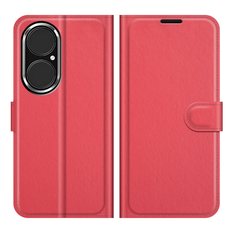 For Huawei P50 Litchi Texture Horizontal Flip Protective Case with Holder & Card Slots & Wallet