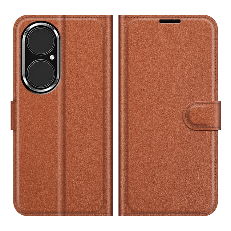For Huawei P50 Litchi Texture Horizontal Flip Protective Case with Holder & Card Slots & Wallet