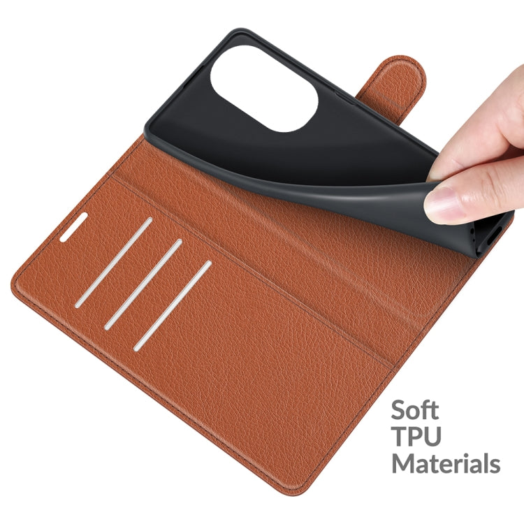 For Huawei P50 Litchi Texture Horizontal Flip Protective Case with Holder & Card Slots & Wallet