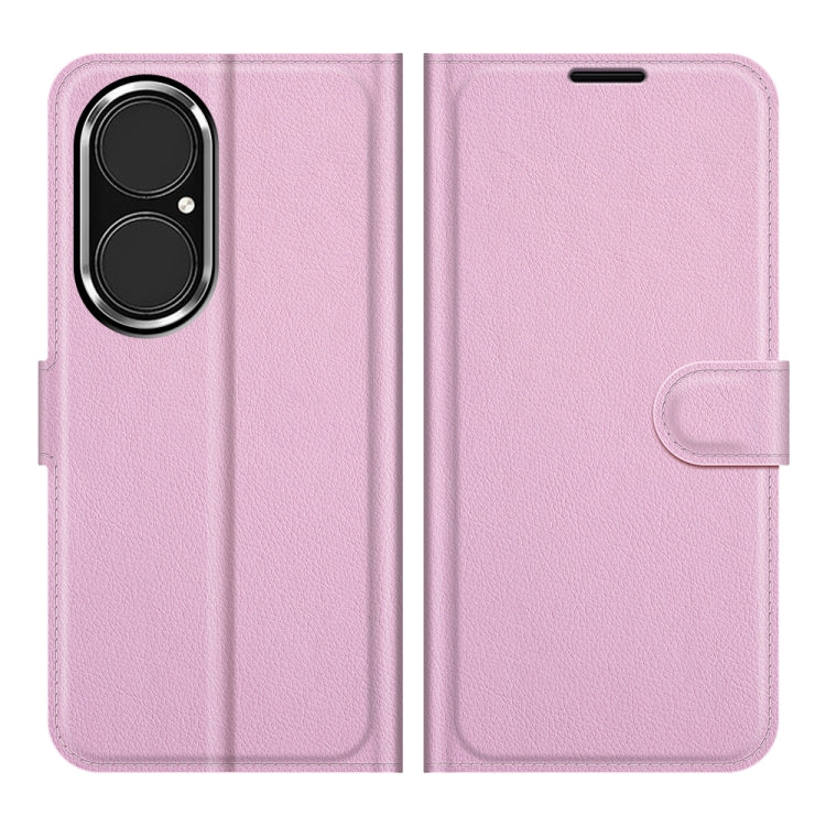 For Huawei P50 Litchi Texture Horizontal Flip Protective Case with Holder & Card Slots & Wallet