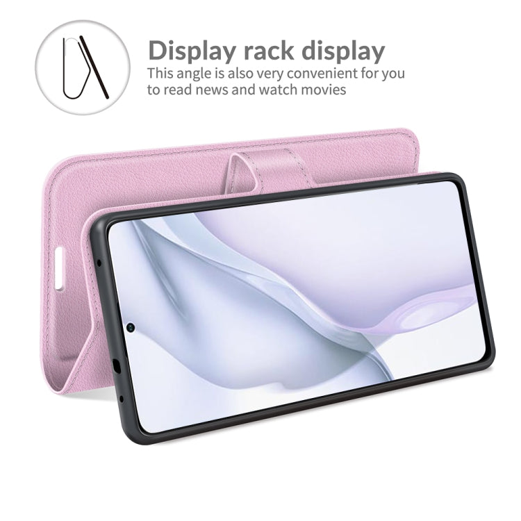 For Huawei P50 Litchi Texture Horizontal Flip Protective Case with Holder & Card Slots & Wallet