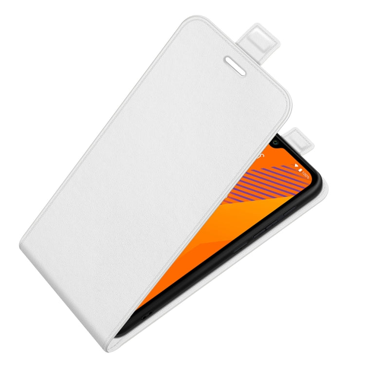 For Wiko Y62 R64 Texture Single Vertical Flip Leather Protective Case with Card Slots & Photo Frame