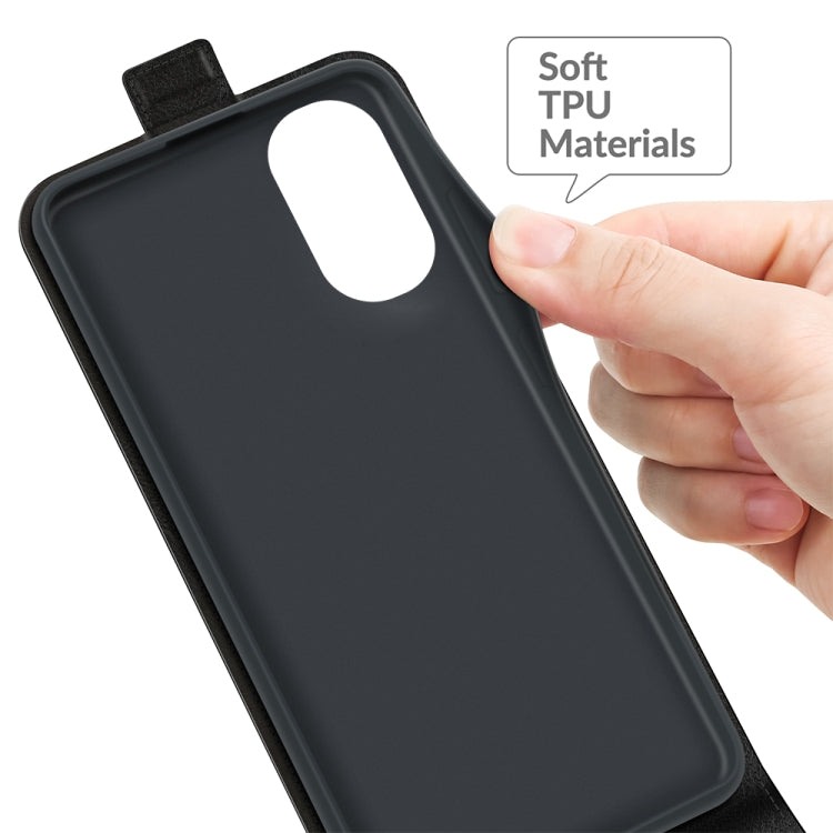 For Huawei P50 R64 Texture Single Vertical Flip Leather Protective Case with Card Slots & Photo Frame