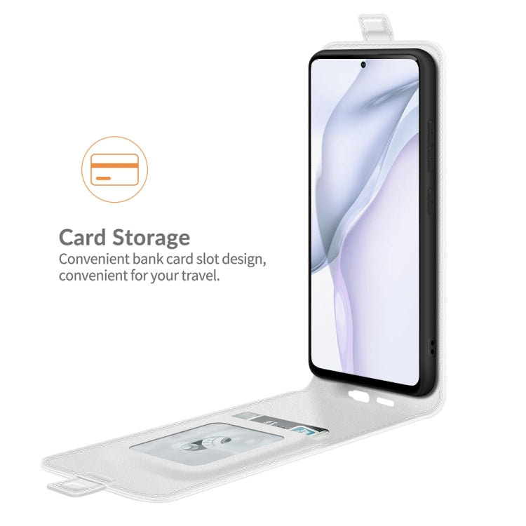 For Huawei P50 R64 Texture Single Vertical Flip Leather Protective Case with Card Slots & Photo Frame