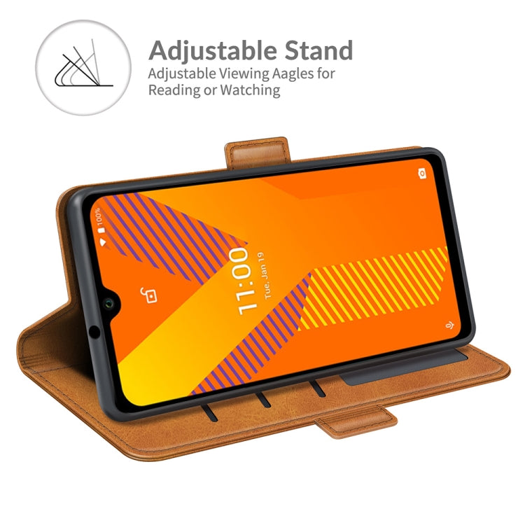 For Wiko Y62 Dual-side Magnetic Buckle Horizontal Flip Leather Case with Holder & Card Slots & Wallet