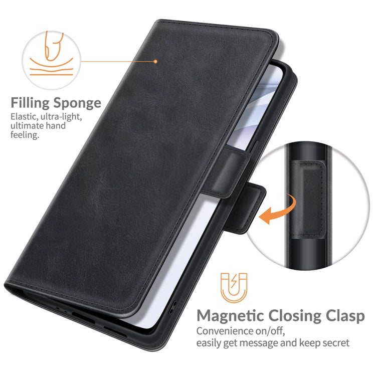 For Huawei P50 Dual-side Magnetic Buckle Horizontal Flip Leather Case with Holder & Card Slots & Wallet