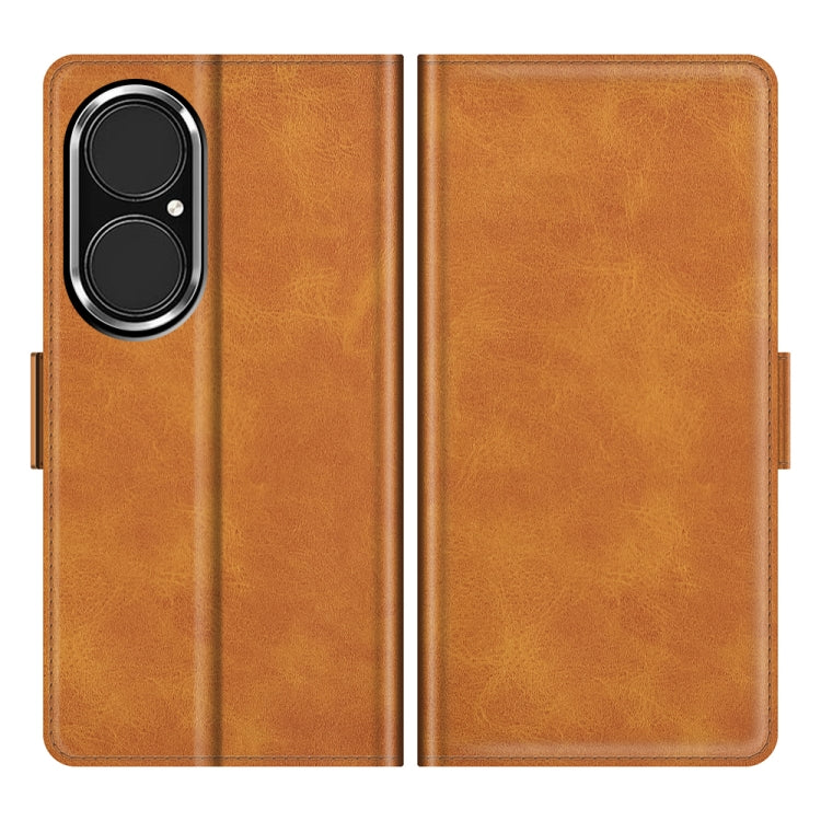 For Huawei P50 Dual-side Magnetic Buckle Horizontal Flip Leather Case with Holder & Card Slots & Wallet