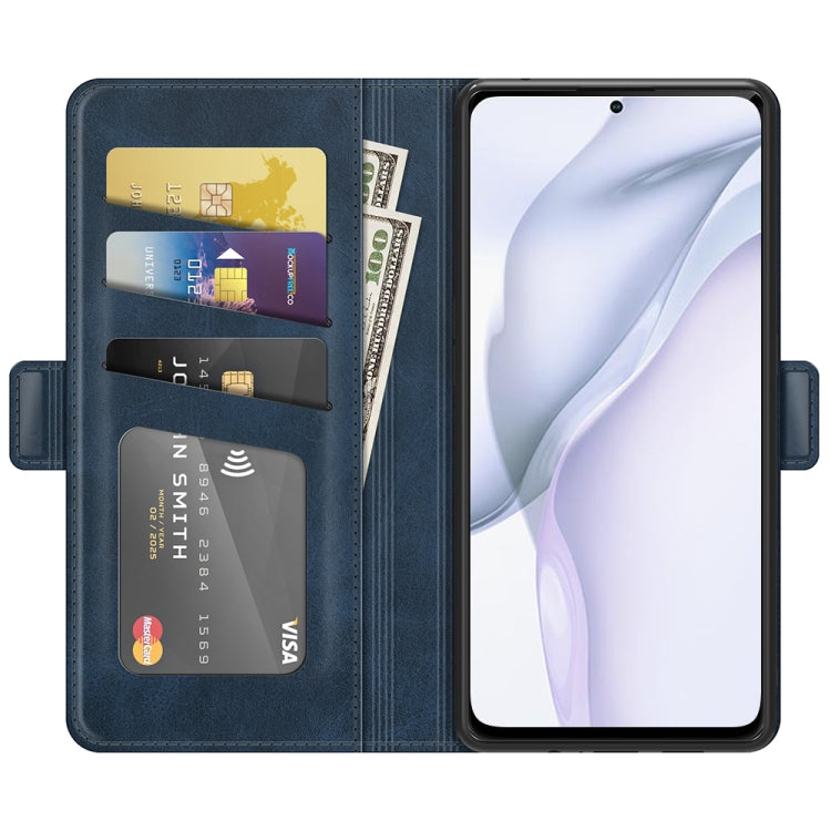 For Huawei P50 Dual-side Magnetic Buckle Horizontal Flip Leather Case with Holder & Card Slots & Wallet