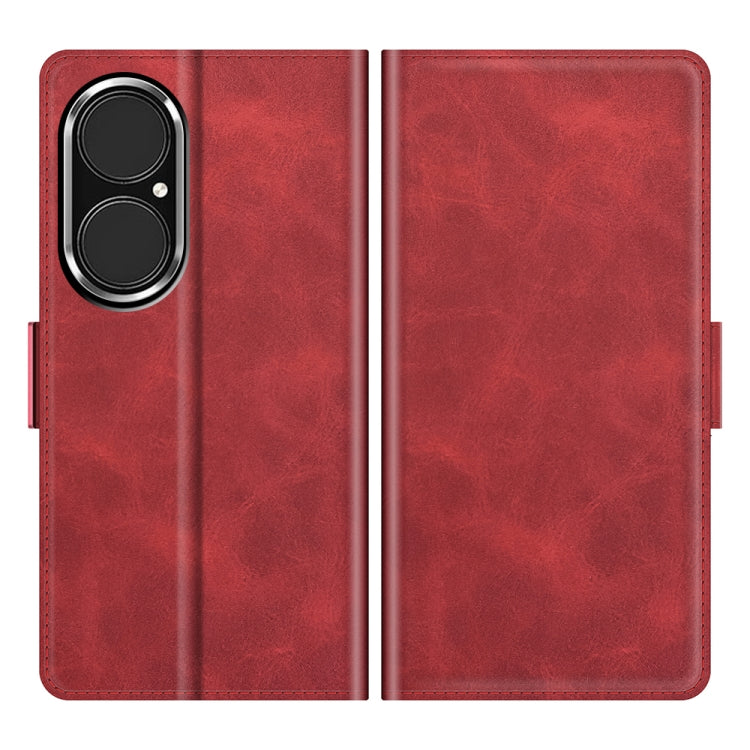 For Huawei P50 Dual-side Magnetic Buckle Horizontal Flip Leather Case with Holder & Card Slots & Wallet