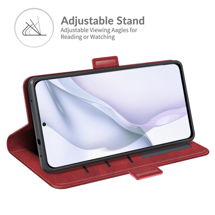 For Huawei P50 Dual-side Magnetic Buckle Horizontal Flip Leather Case with Holder & Card Slots & Wallet