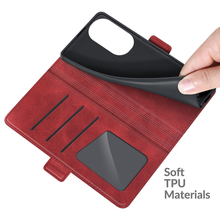 For Huawei P50 Dual-side Magnetic Buckle Horizontal Flip Leather Case with Holder & Card Slots & Wallet