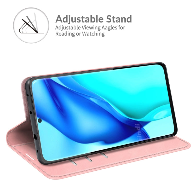 For Huawei P50 Pro Retro-skin Business Magnetic Suction Leather Case with Holder & Card Slots & Wallet