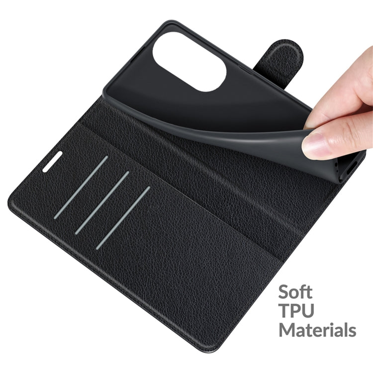 For Huawei P50 Pro Litchi Texture Horizontal Flip Protective Case with Holder & Card Slots & Wallet