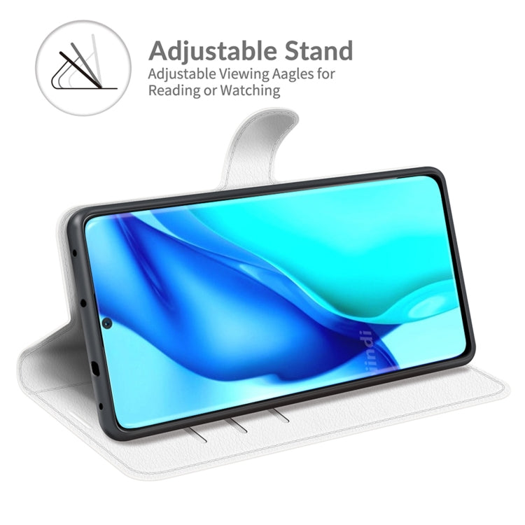 For Huawei P50 Pro Litchi Texture Horizontal Flip Protective Case with Holder & Card Slots & Wallet