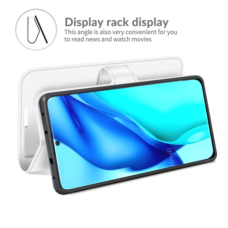 For Huawei P50 Pro Litchi Texture Horizontal Flip Protective Case with Holder & Card Slots & Wallet