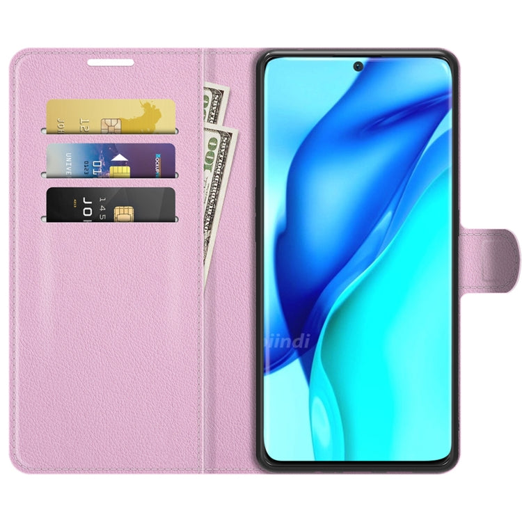 For Huawei P50 Pro Litchi Texture Horizontal Flip Protective Case with Holder & Card Slots & Wallet