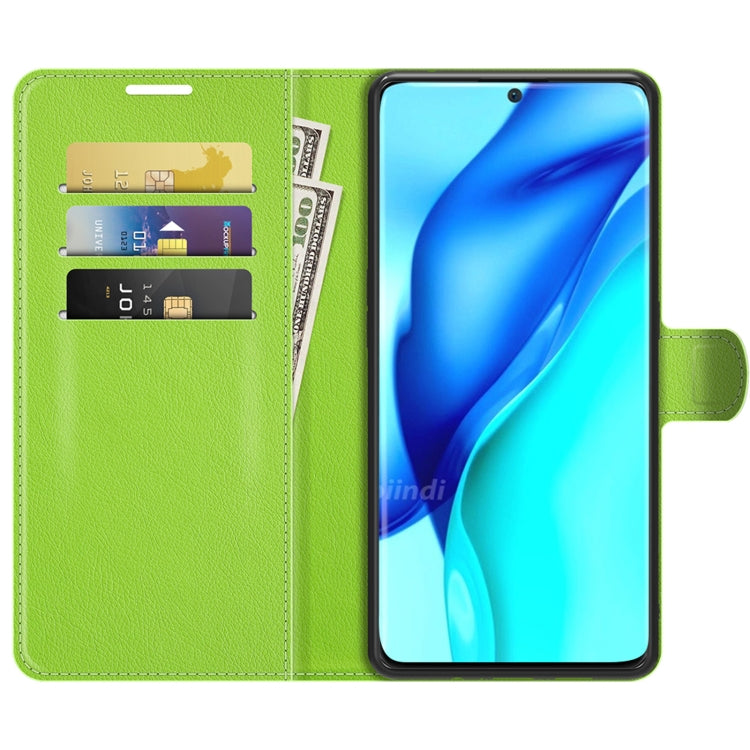 For Huawei P50 Pro Litchi Texture Horizontal Flip Protective Case with Holder & Card Slots & Wallet