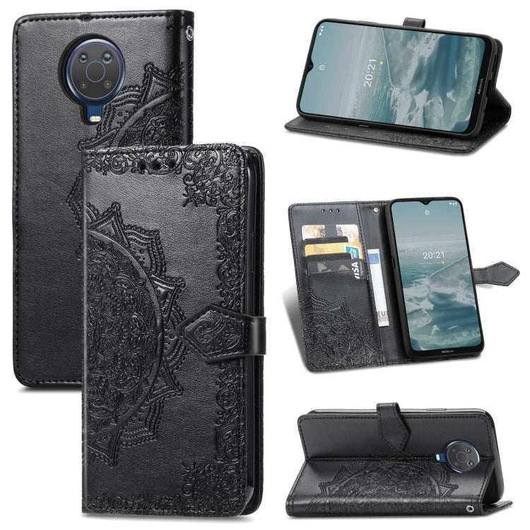 For Nokia 6.3 Mandala Embossing Pattern Horizontal Flip Leather Case with Holder & Card Slots & Wallet & Lanyard