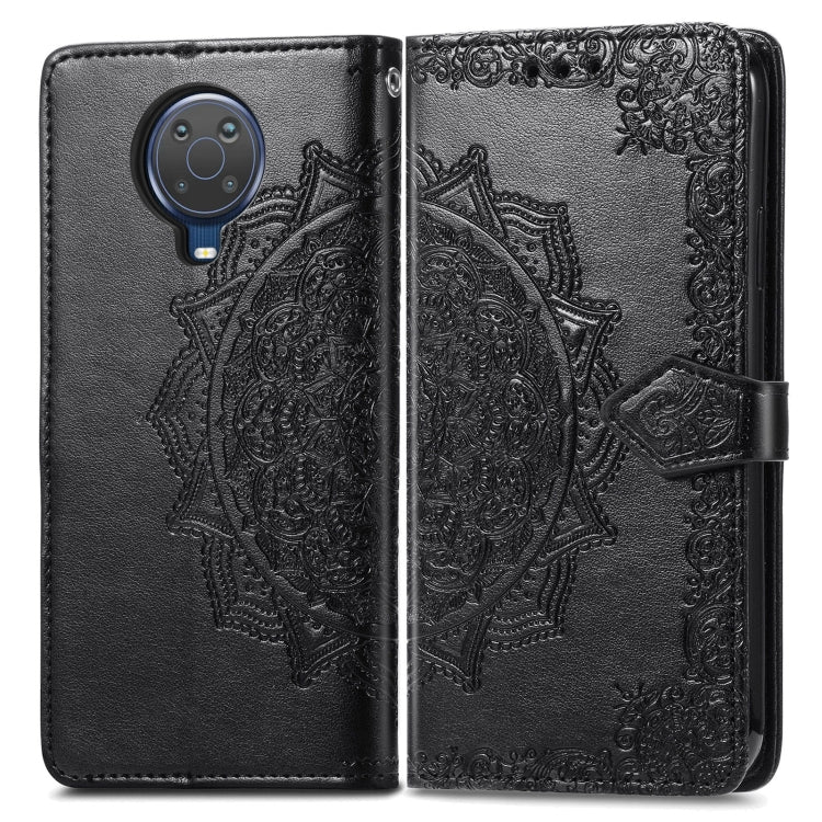 For Nokia 6.3 Mandala Embossing Pattern Horizontal Flip Leather Case with Holder & Card Slots & Wallet & Lanyard