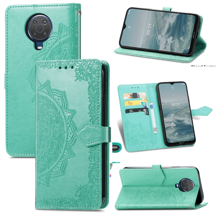 For Nokia 6.3 Mandala Embossing Pattern Horizontal Flip Leather Case with Holder & Card Slots & Wallet & Lanyard