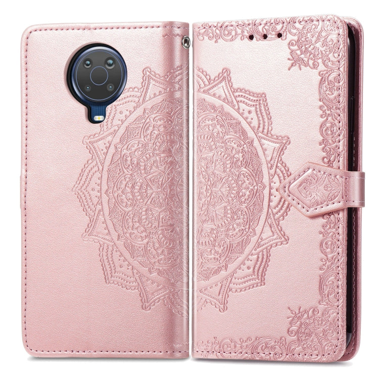 For Nokia 6.3 Mandala Embossing Pattern Horizontal Flip Leather Case with Holder & Card Slots & Wallet & Lanyard