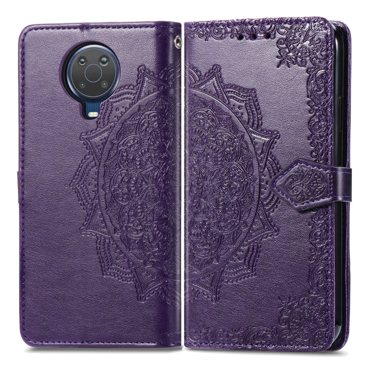 For Nokia 6.3 Mandala Embossing Pattern Horizontal Flip Leather Case with Holder & Card Slots & Wallet & Lanyard