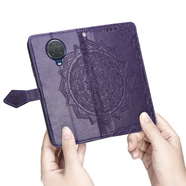 For Nokia 6.3 Mandala Embossing Pattern Horizontal Flip Leather Case with Holder & Card Slots & Wallet & Lanyard