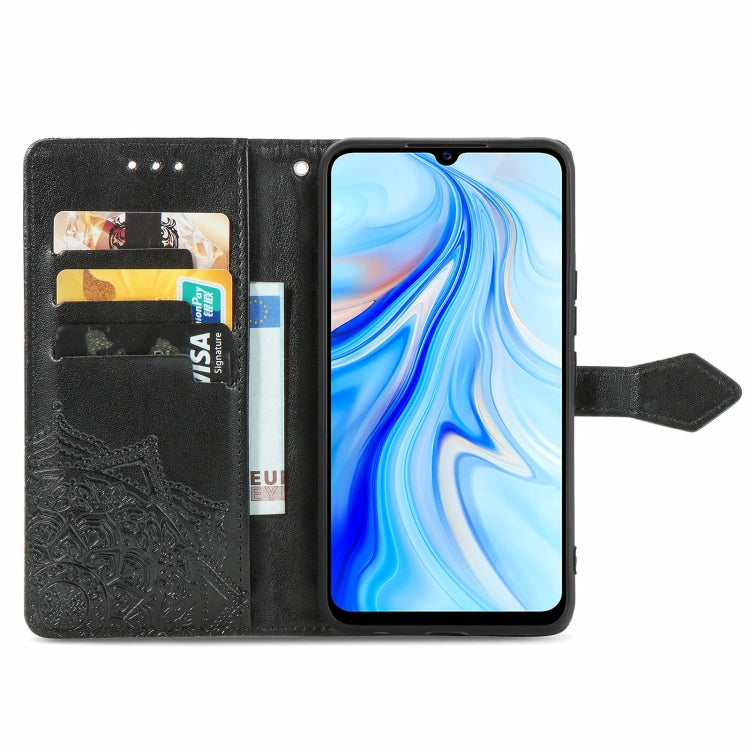 For vivo V20 SE Mandala Embossing Pattern Horizontal Flip Leather Case with Holder & Card Slots & Wallet & Lanyard