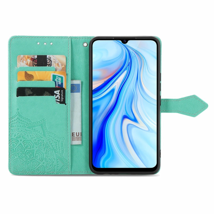 For vivo V20 SE Mandala Embossing Pattern Horizontal Flip Leather Case with Holder & Card Slots & Wallet & Lanyard