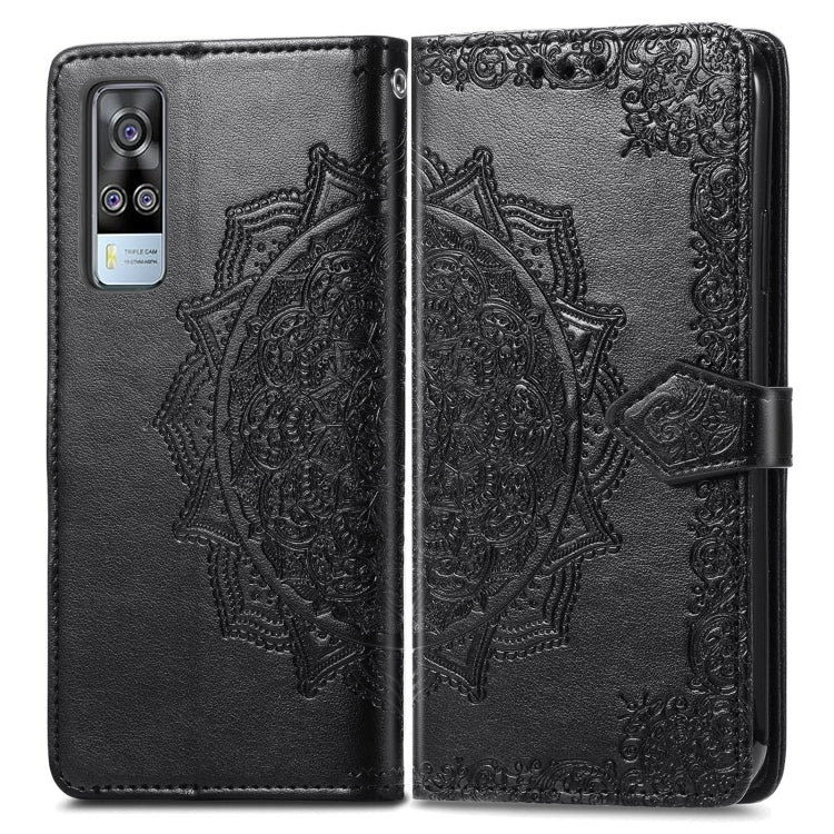 For vivo Y51 Mandala Embossing Pattern Horizontal Flip Leather Case with Holder & Card Slots & Wallet & Lanyard