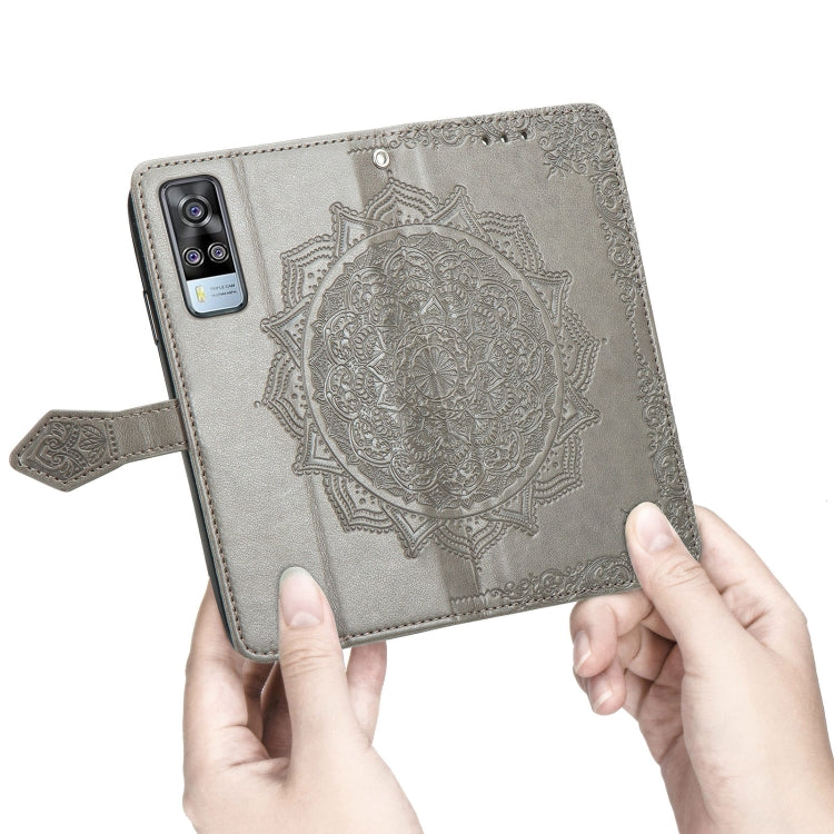 For vivo Y51 Mandala Embossing Pattern Horizontal Flip Leather Case with Holder & Card Slots & Wallet & Lanyard
