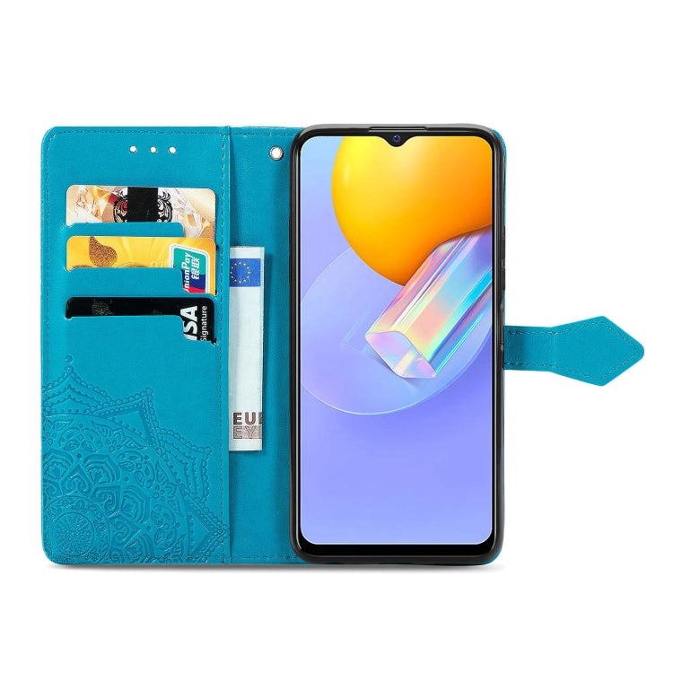 For vivo Y51 Mandala Embossing Pattern Horizontal Flip Leather Case with Holder & Card Slots & Wallet & Lanyard