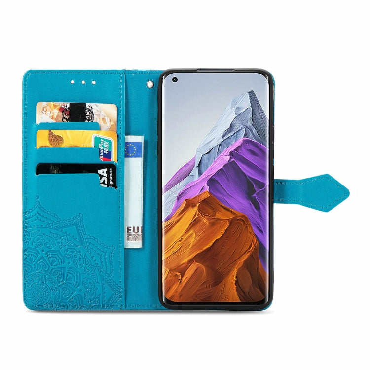 For Xiaomi Mi 11 Pro Mandala Embossing Pattern Horizontal Flip Leather Case with Holder & Card Slots & Wallet & Lanyard